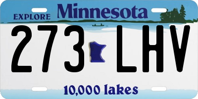 MN license plate 273LHV