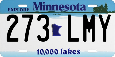 MN license plate 273LMY