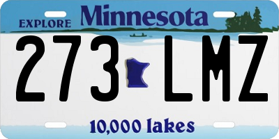 MN license plate 273LMZ