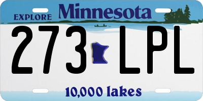 MN license plate 273LPL