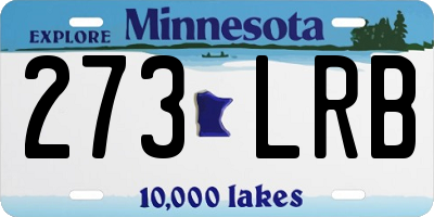 MN license plate 273LRB