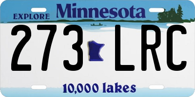 MN license plate 273LRC