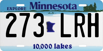 MN license plate 273LRH