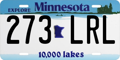 MN license plate 273LRL