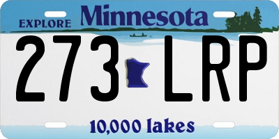 MN license plate 273LRP