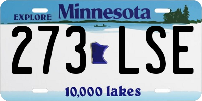 MN license plate 273LSE