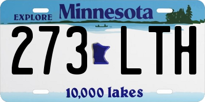 MN license plate 273LTH