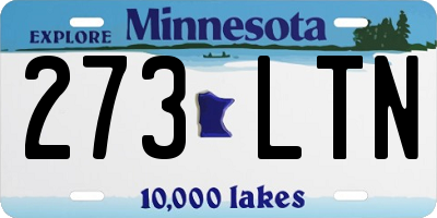 MN license plate 273LTN