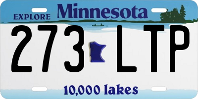 MN license plate 273LTP
