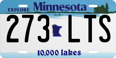 MN license plate 273LTS