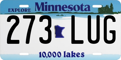 MN license plate 273LUG