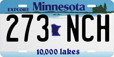 MN license plate 273NCH