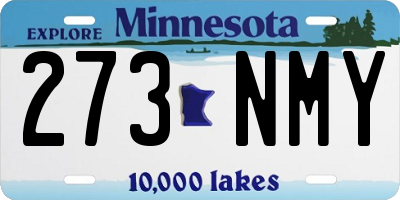 MN license plate 273NMY