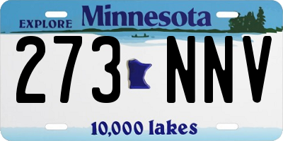 MN license plate 273NNV