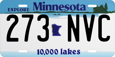 MN license plate 273NVC