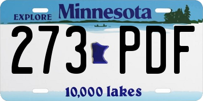 MN license plate 273PDF
