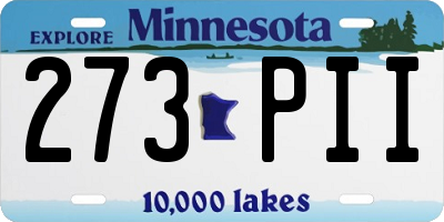 MN license plate 273PII