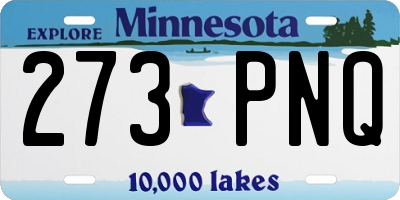 MN license plate 273PNQ