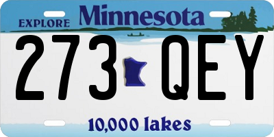 MN license plate 273QEY