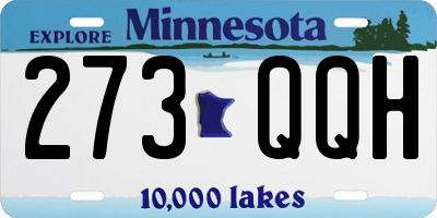 MN license plate 273QQH