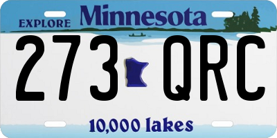 MN license plate 273QRC