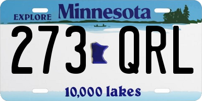 MN license plate 273QRL