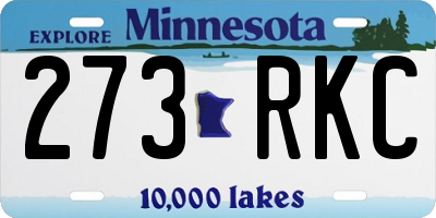 MN license plate 273RKC