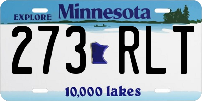 MN license plate 273RLT
