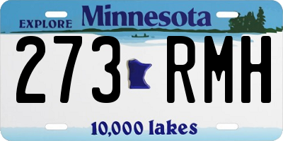 MN license plate 273RMH