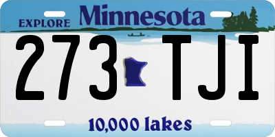 MN license plate 273TJI