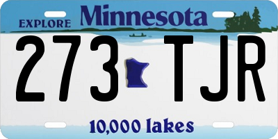 MN license plate 273TJR