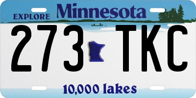 MN license plate 273TKC