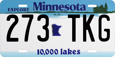 MN license plate 273TKG