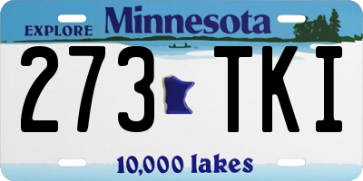 MN license plate 273TKI