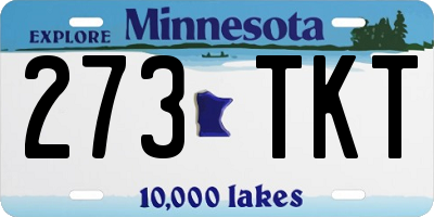 MN license plate 273TKT