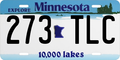 MN license plate 273TLC