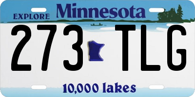 MN license plate 273TLG