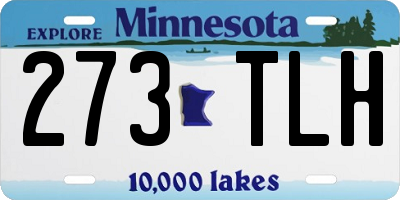 MN license plate 273TLH