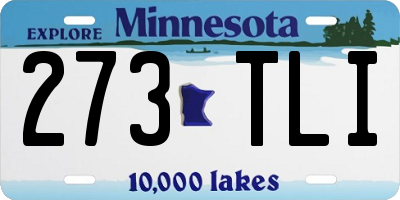 MN license plate 273TLI