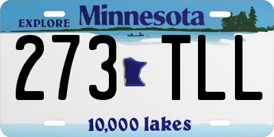 MN license plate 273TLL