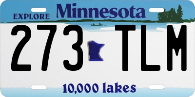 MN license plate 273TLM