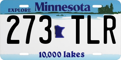 MN license plate 273TLR