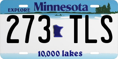 MN license plate 273TLS