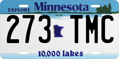 MN license plate 273TMC