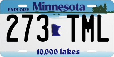 MN license plate 273TML