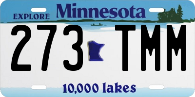 MN license plate 273TMM