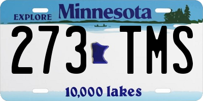 MN license plate 273TMS