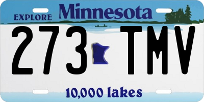 MN license plate 273TMV