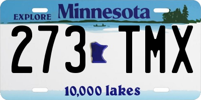 MN license plate 273TMX