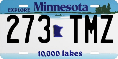 MN license plate 273TMZ